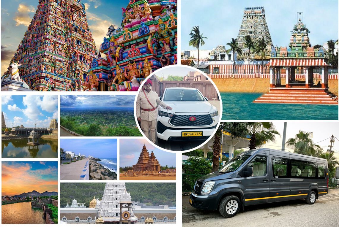 Jaipur to Chennai Taxi Service